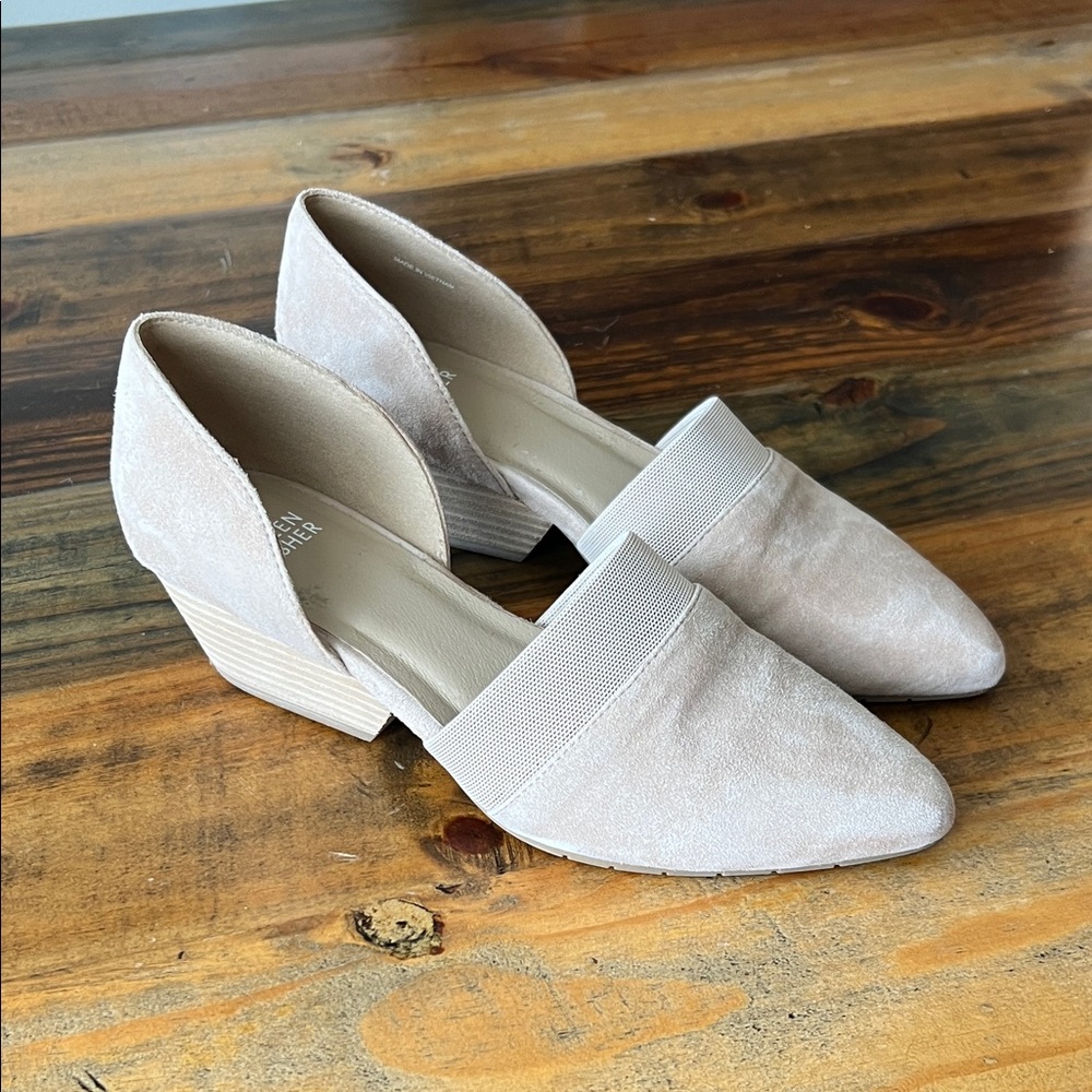Eileen Fisher Hilly Wedge d’Orsay Pumps in Earth